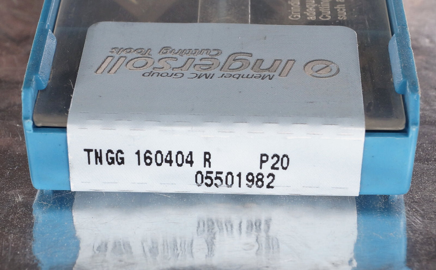 10  Wendeplatten TNGG 160404 R P20 Ingersoll Neu, mit Rechnung