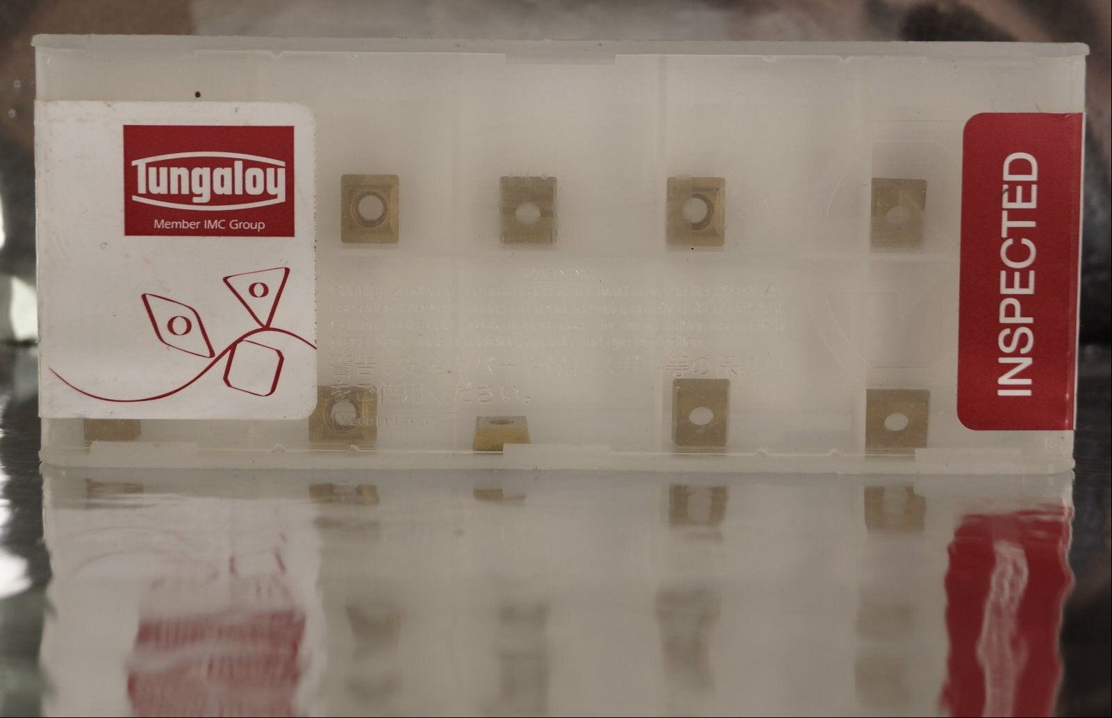 10 Wendeplatten LPMT05X204-D4 T313W TUNGALOY zum Bohren, Neu mit Rechnung