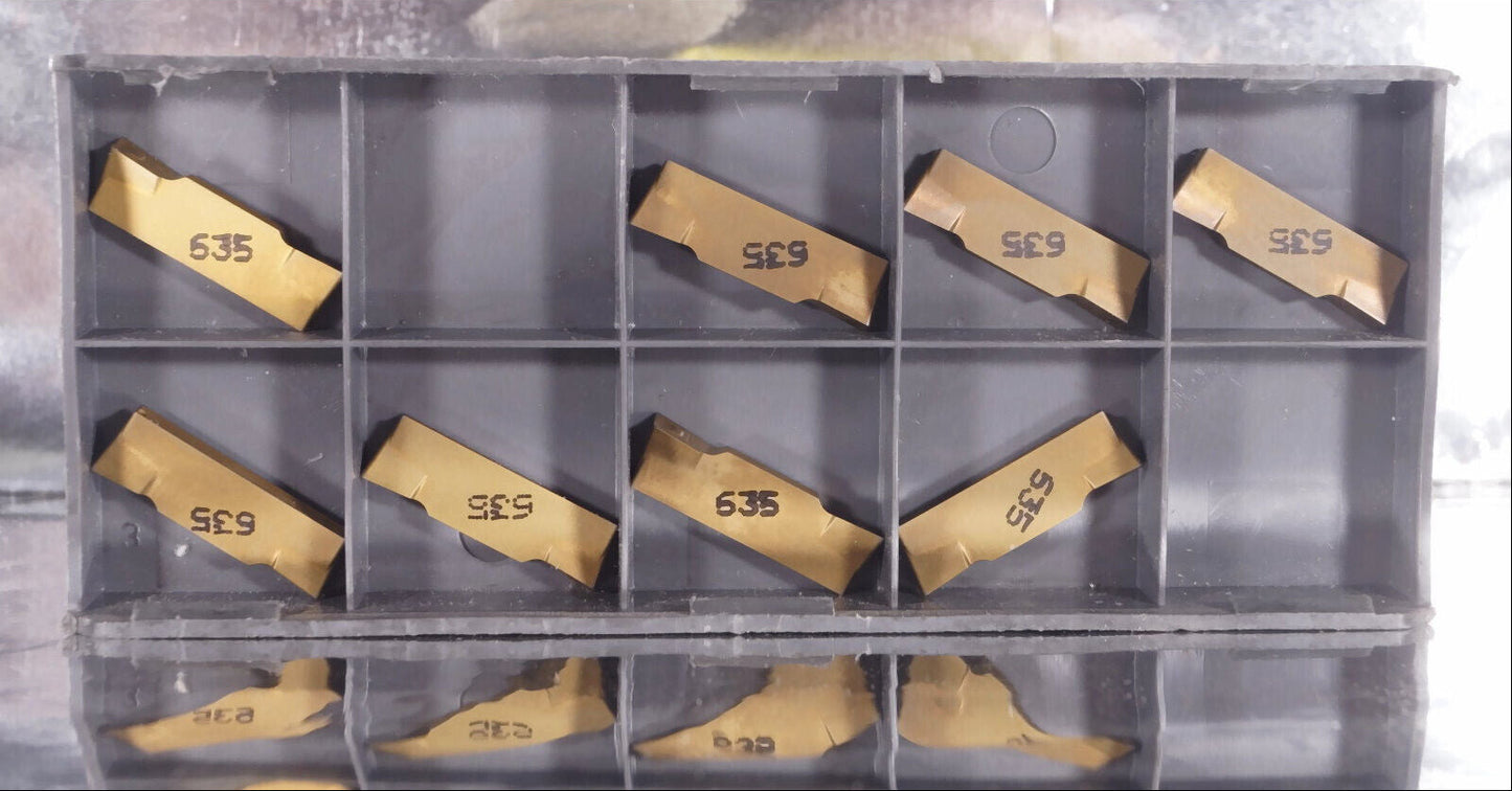 ISCAR Stechplatten HFPL 3003 IC635 – 8 Stück Stahlbearbeitung