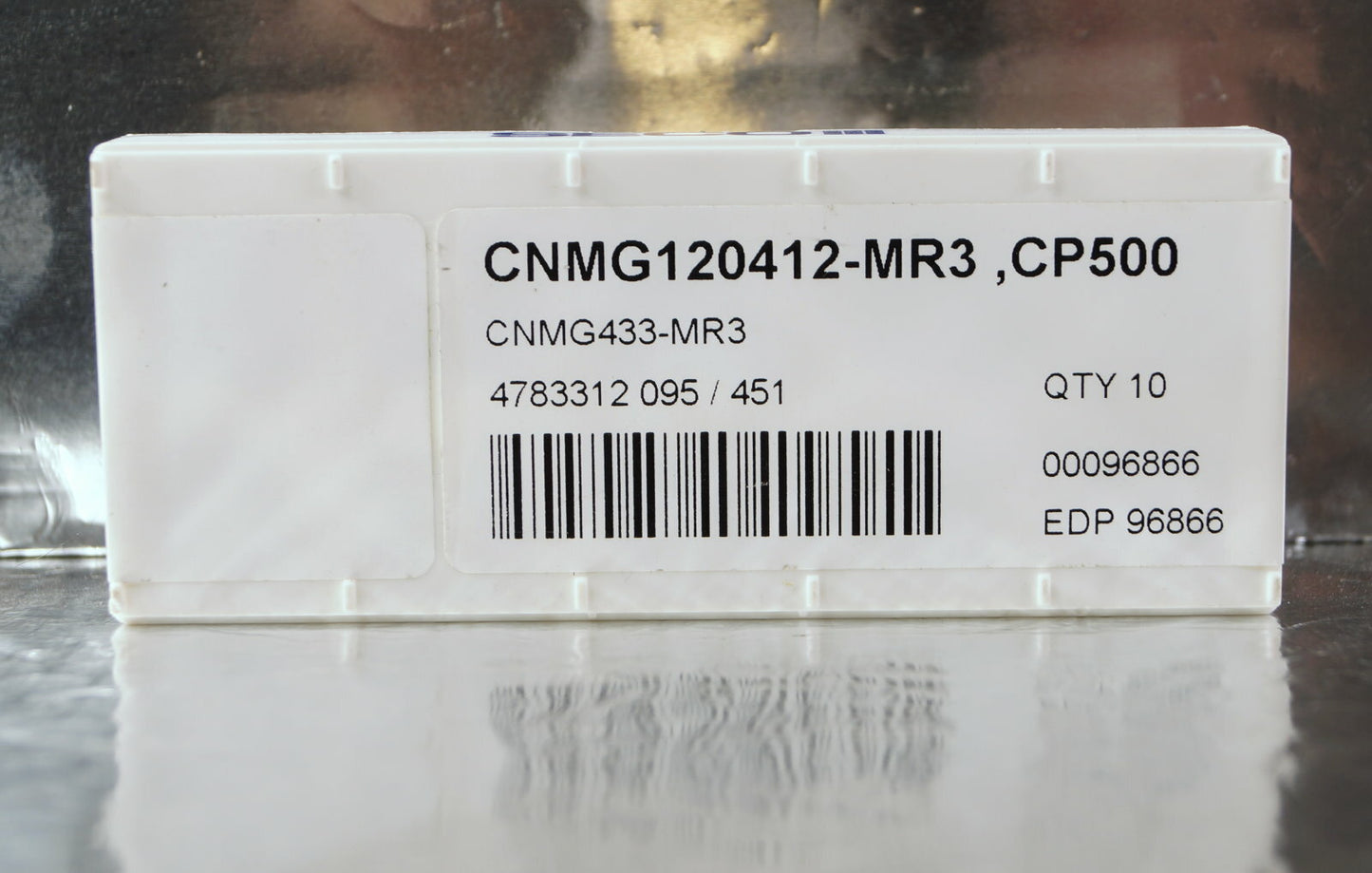 10 Wendeplatten CNMG 120412-MR ,CP500 SECO VA-Bearbeitung mit Rechnung