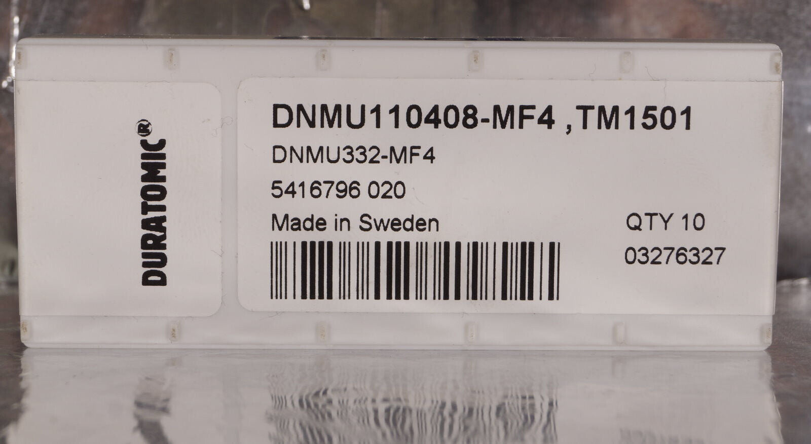 10 Wendeplatten DNMU110408-MF4 ,TM1501 SECO, Neu ovp m. Rechnung