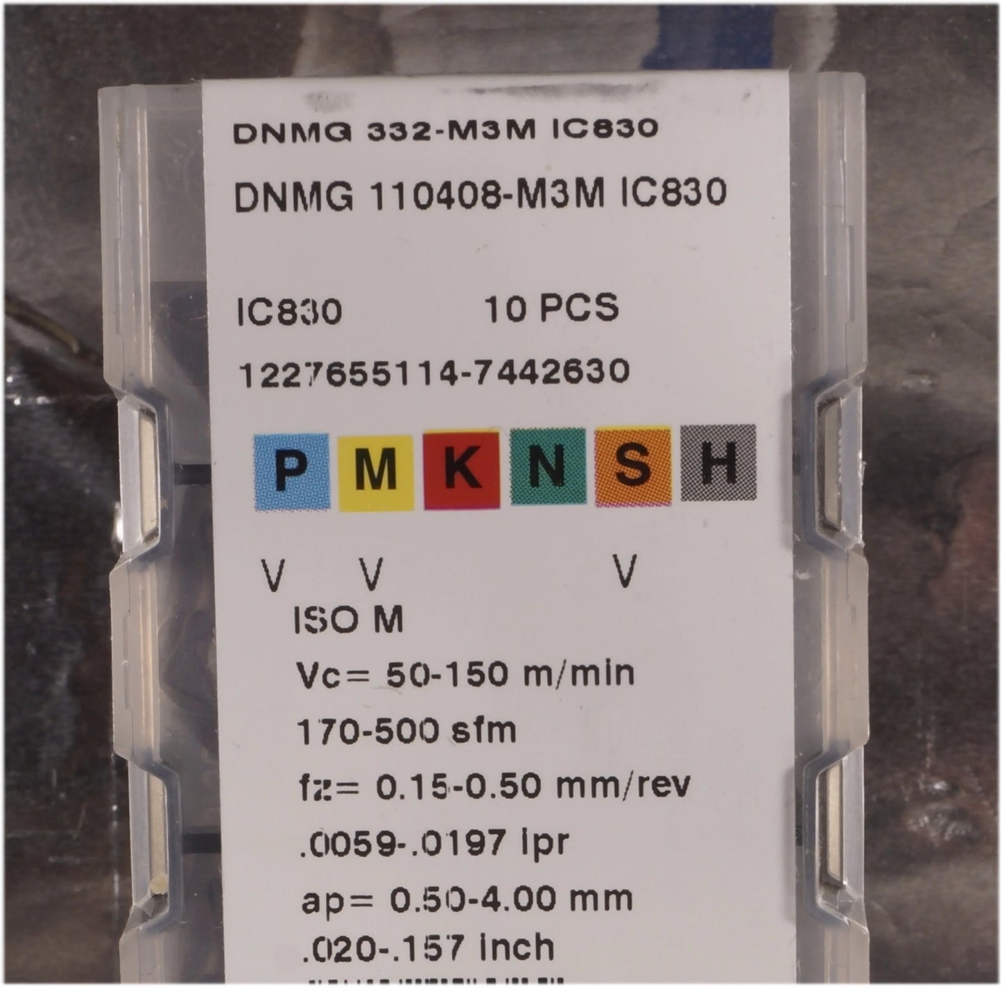 10 Wendeplatten DNMG 110408-M3M IC830 ISCAR  für VA - Werkstoffe Neu