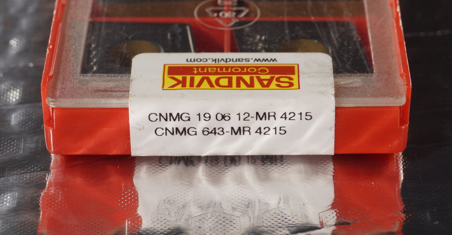 10 Wendeplatten CNMG 190612-MR 4215, CNMG 643-MR 4215 Neu, ovp, mit Rechnung