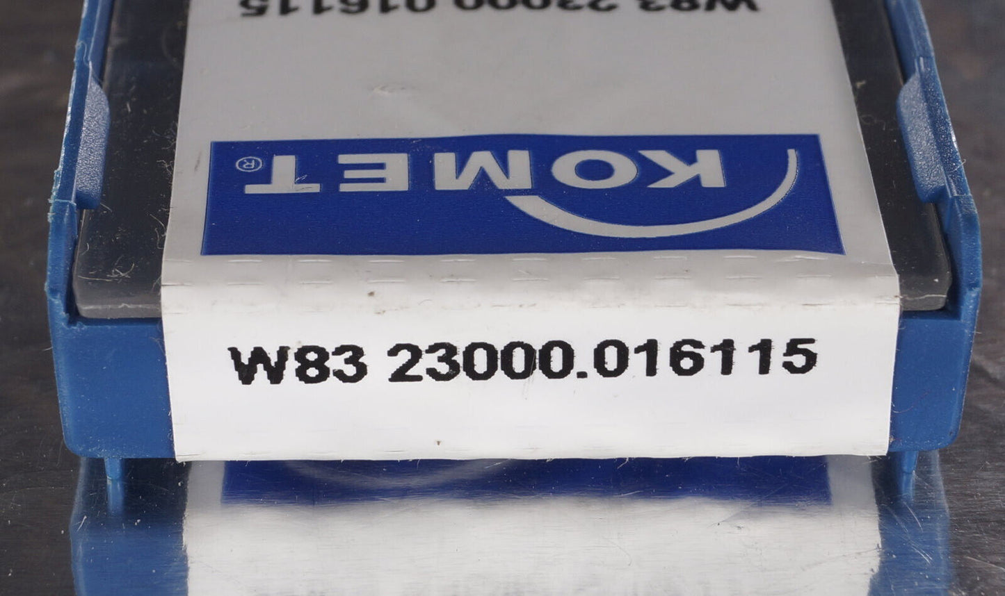 10 Wendeplatten W83 23000.016115, SOEX07T308-01 BK6115  KOMET Neu mit Rechnung