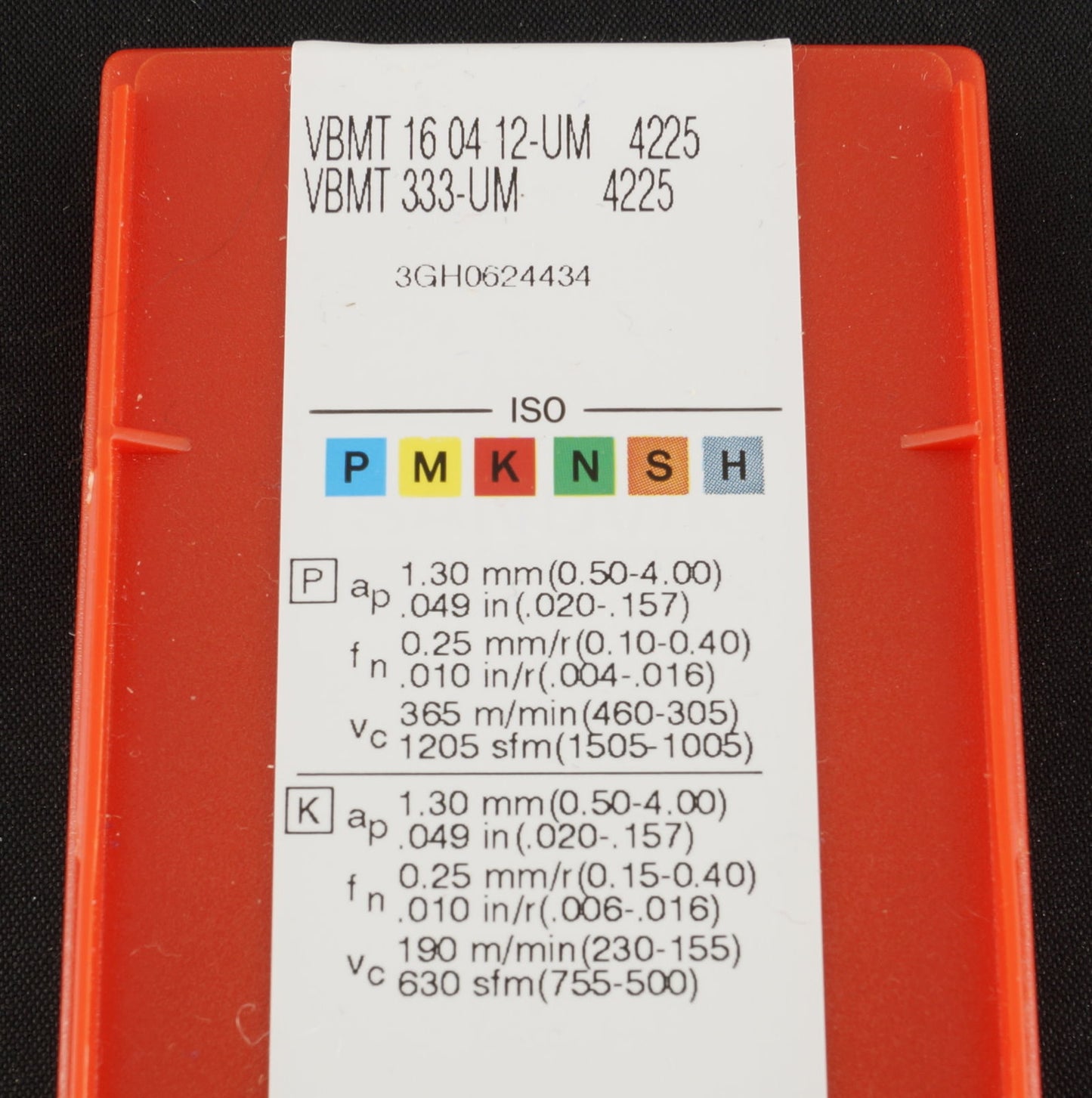 10 Wendeplatten VBMT 160412-UM 4225 SANDVIK,  VBMT 333-UM 4225 mit Rechnung