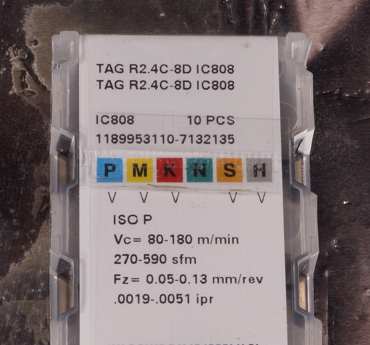 10 Wendeplatten TAG R2.4C-8D IC808 ISCAR Stechdrehen Neu mit Rechnung incl. MwSt