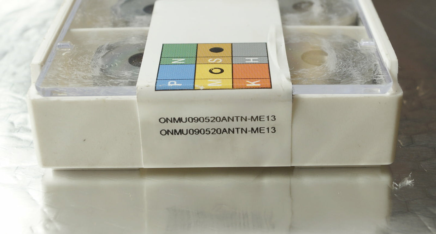 10 Wendeplatten ONMU 090520ANTN-ME13 ,MS2050 SECO Neu mit Rechnung