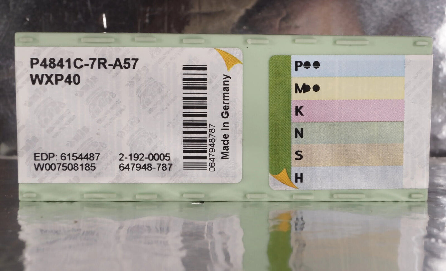 10 Wendeplatten P4841C-7R-A57 WXP40 WALTER, Neu, originalverpackt