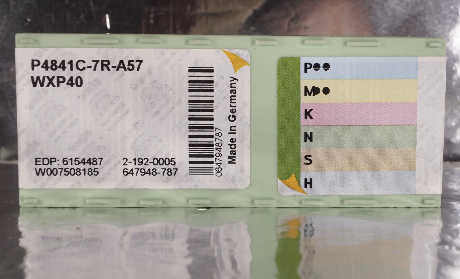 10 Wendeplatten P4841C-7R-A57 WXP40 WALTER, Neu, originalverpackt