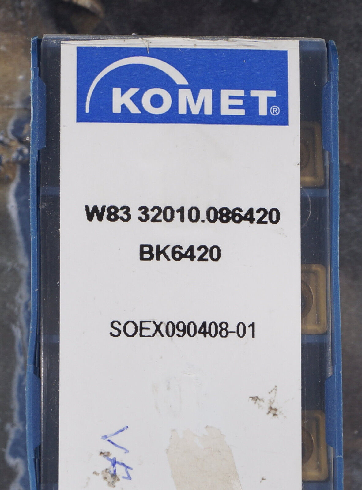 10 Wendeplatten W83 32010.086420, SOEX090408-01 BK6420  KOMET Neu mit Rechnung