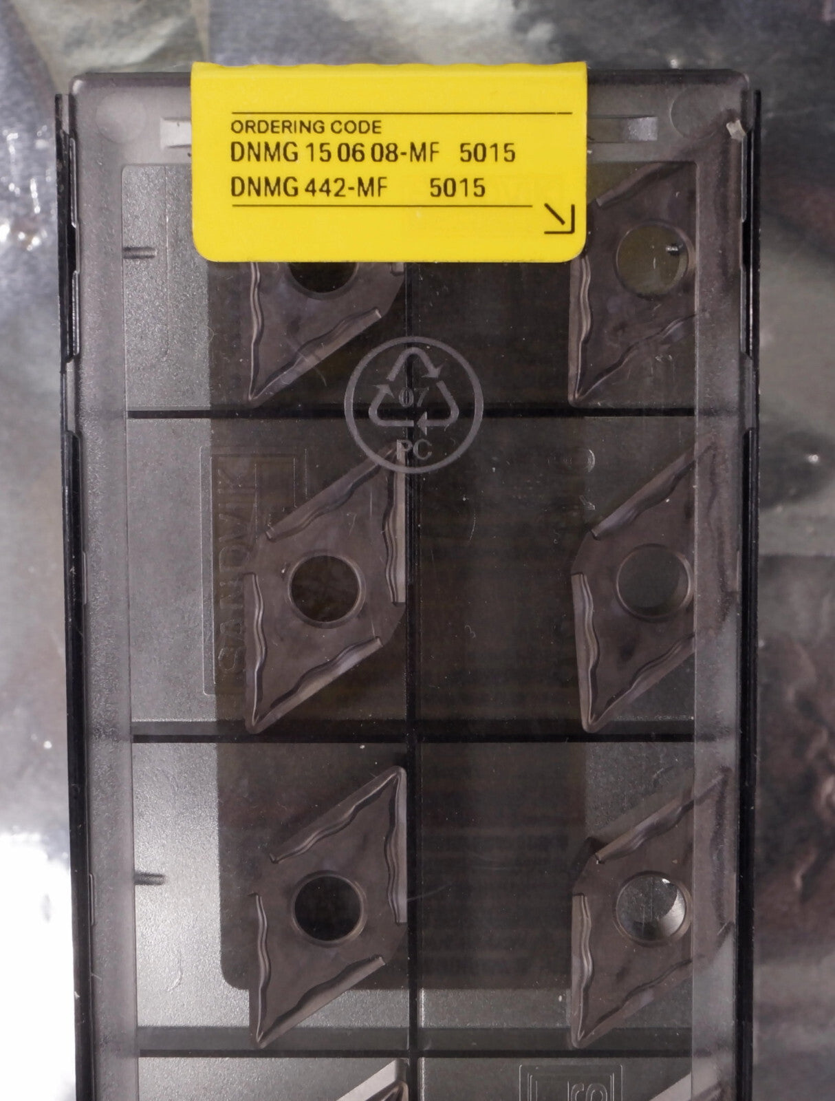 10 Wendeplatten DNMG 15 06 08-MF 5015 SANDVIK Neu, ovp incl. Mehrwertsteuer