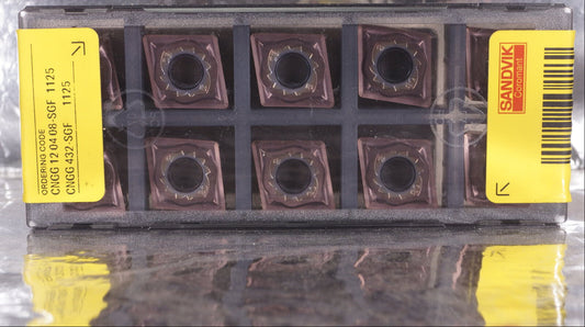 10 Wendeplatten CNGG 120408-SGF 1125 Sandvik Neu, ovp mit Rechnung