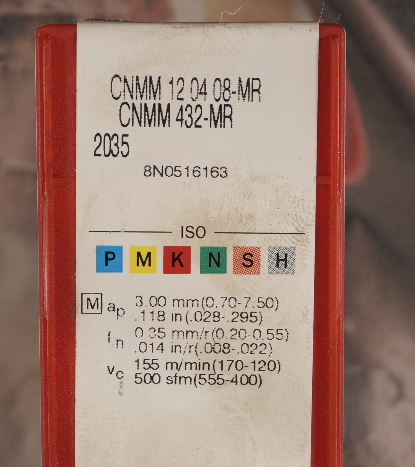 10 Wendeplatten CNMM 120408-MR 2035 SANDVIK  Neu, mit ausgewiesener MwSt.