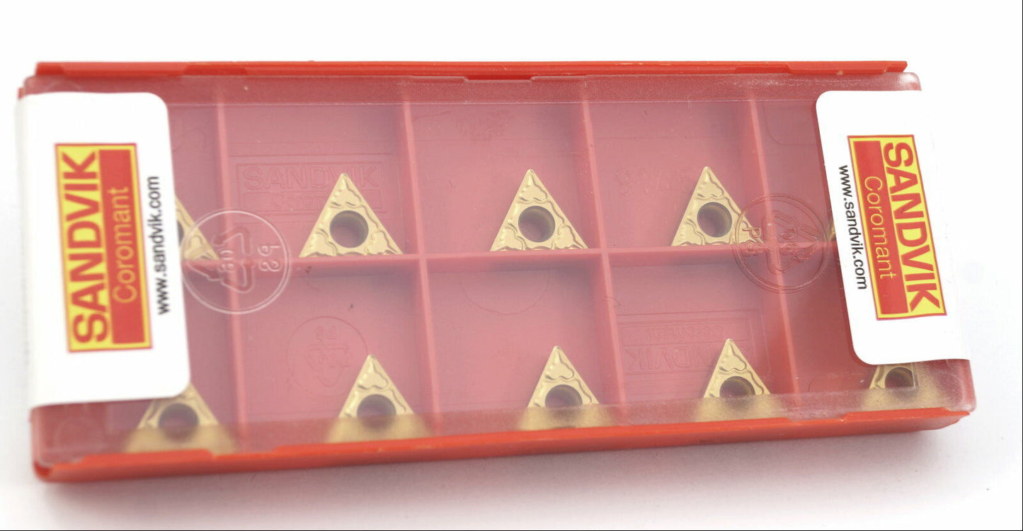 10  Wendeplatten TCMT 110304-MM 2025  SANDVIK Neu mit ausgewiesener MwSt