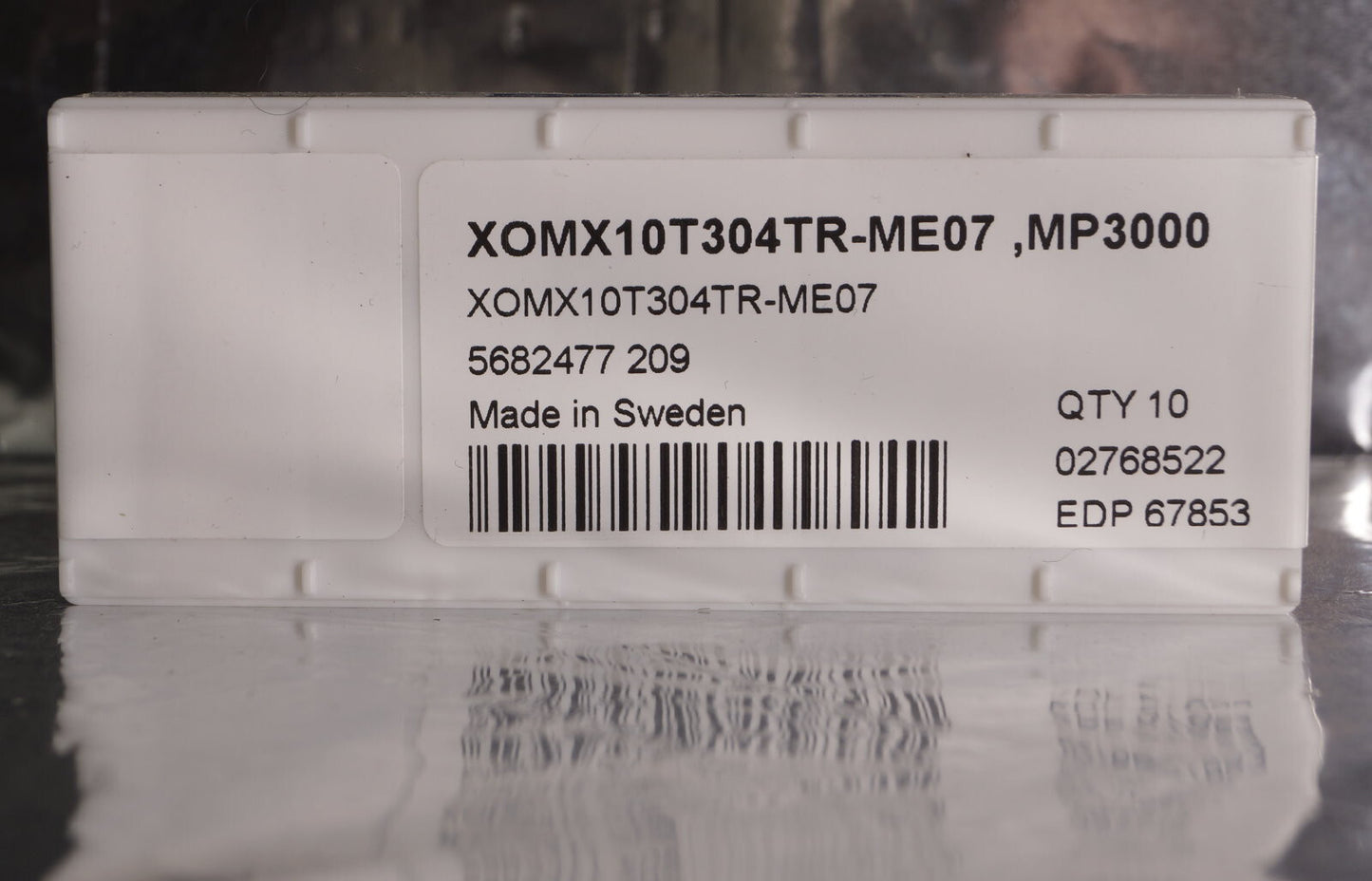 10 Wendeplatten XOMX10T304TR-ME07 ,MP3000 SECO Neu mit Rechnung