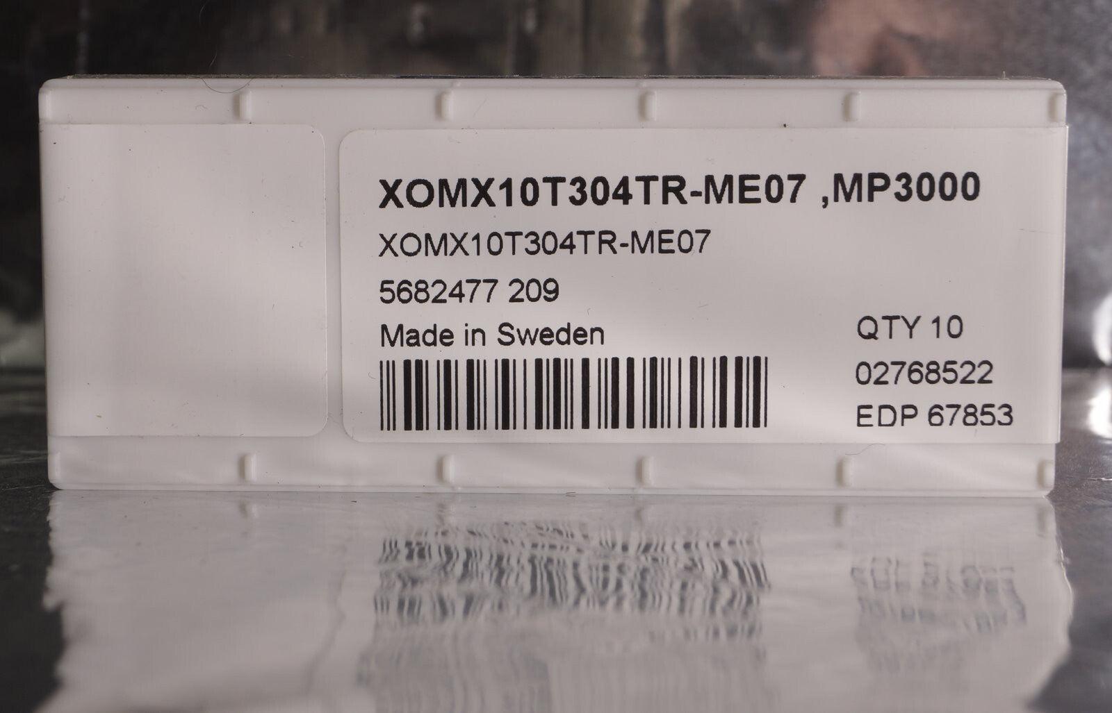 10 Wendeplatten XOMX10T304TR-ME07 ,MP3000 SECO Neu mit Rechnung