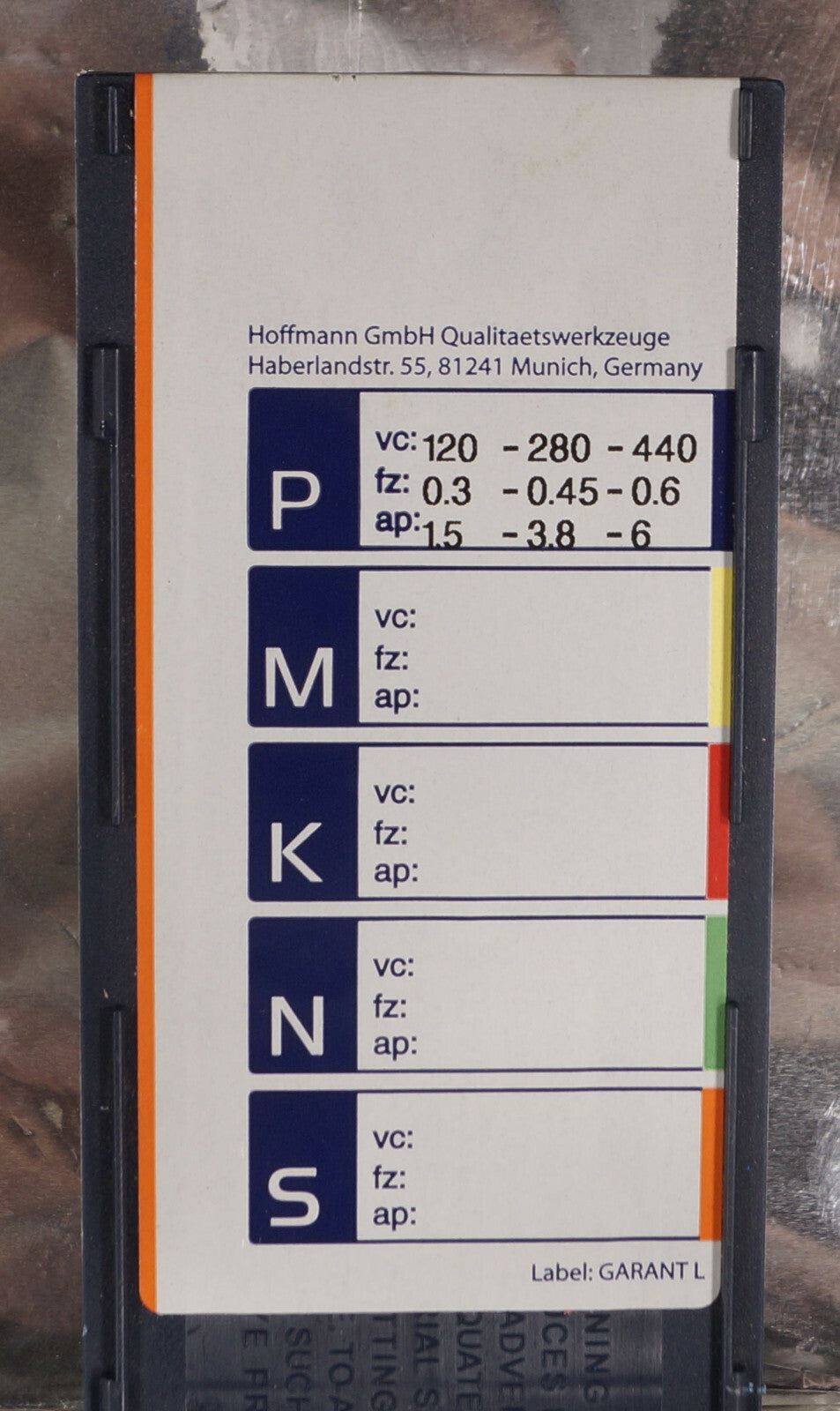 10 Wendeplatten KNUX 160405L-SM HB7010-1 Garant Nr 251032 HB7010-1 mit Rechnung