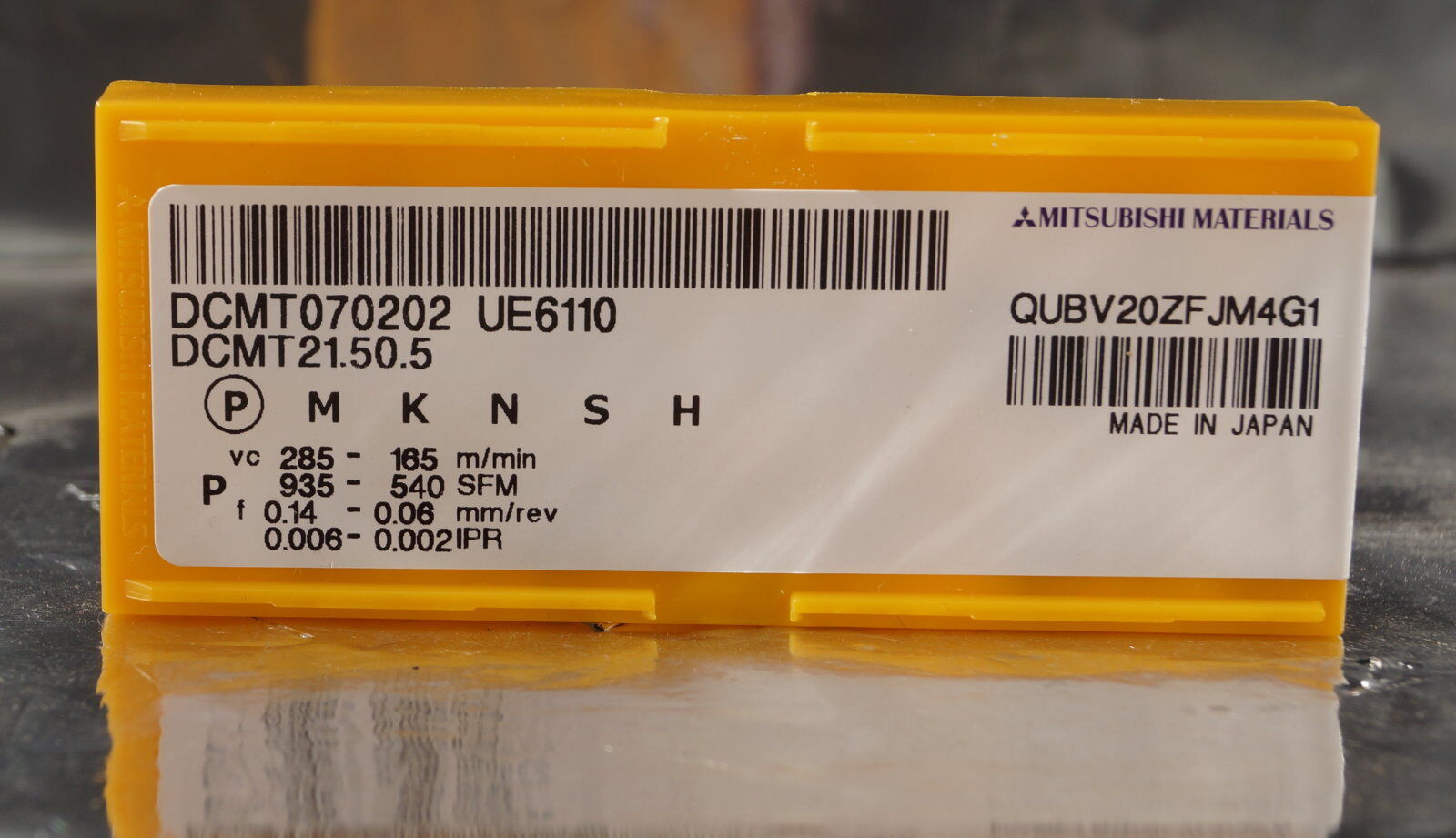 10 Wendeplatten DCMT 070202 UE6110 MITSUBISHI Stahlbearbeitung  Neu u.Ovp