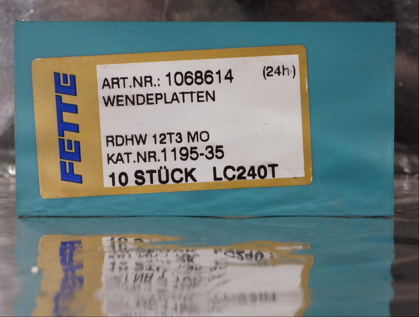 FETTE Fräswendeplatten RDHW 12T3 M0 LC240T – 10 Stück