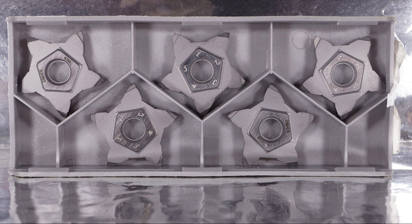 5 Wendeplatten PENTA 24-2,0-ISO  ISCAR Gewindedrehen Neu inkl. Rechnung