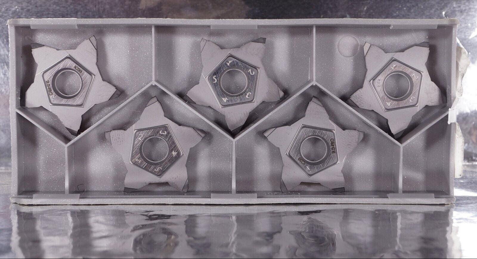 5 Wendeplatten PENTA 24-2,0-ISO  ISCAR Gewindedrehen Neu inkl. Rechnung