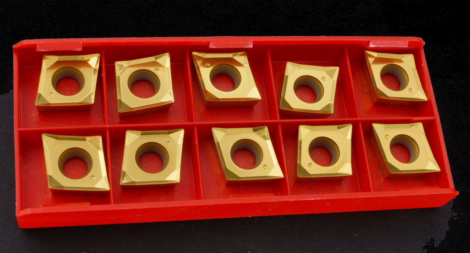 10 Wendeplatten CCGT 120404FN-Alu PVD2 von ARNO für Nichteisenmetalle