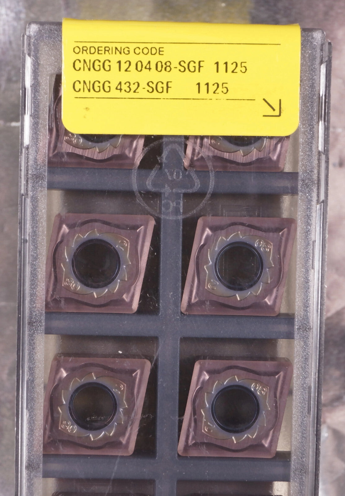 10 Wendeplatten CNGG 120408-SGF 1125 Sandvik Neu, ovp mit Rechnung