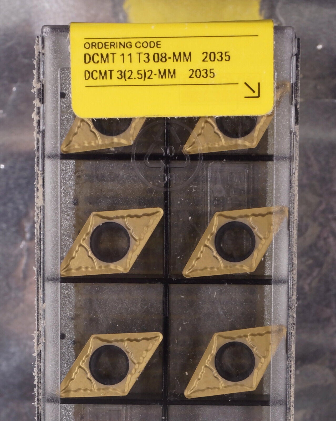 10 Wendeplatten DCMT 11 T3 08-MM 2035 SANDVIK Neu mit Rechnung