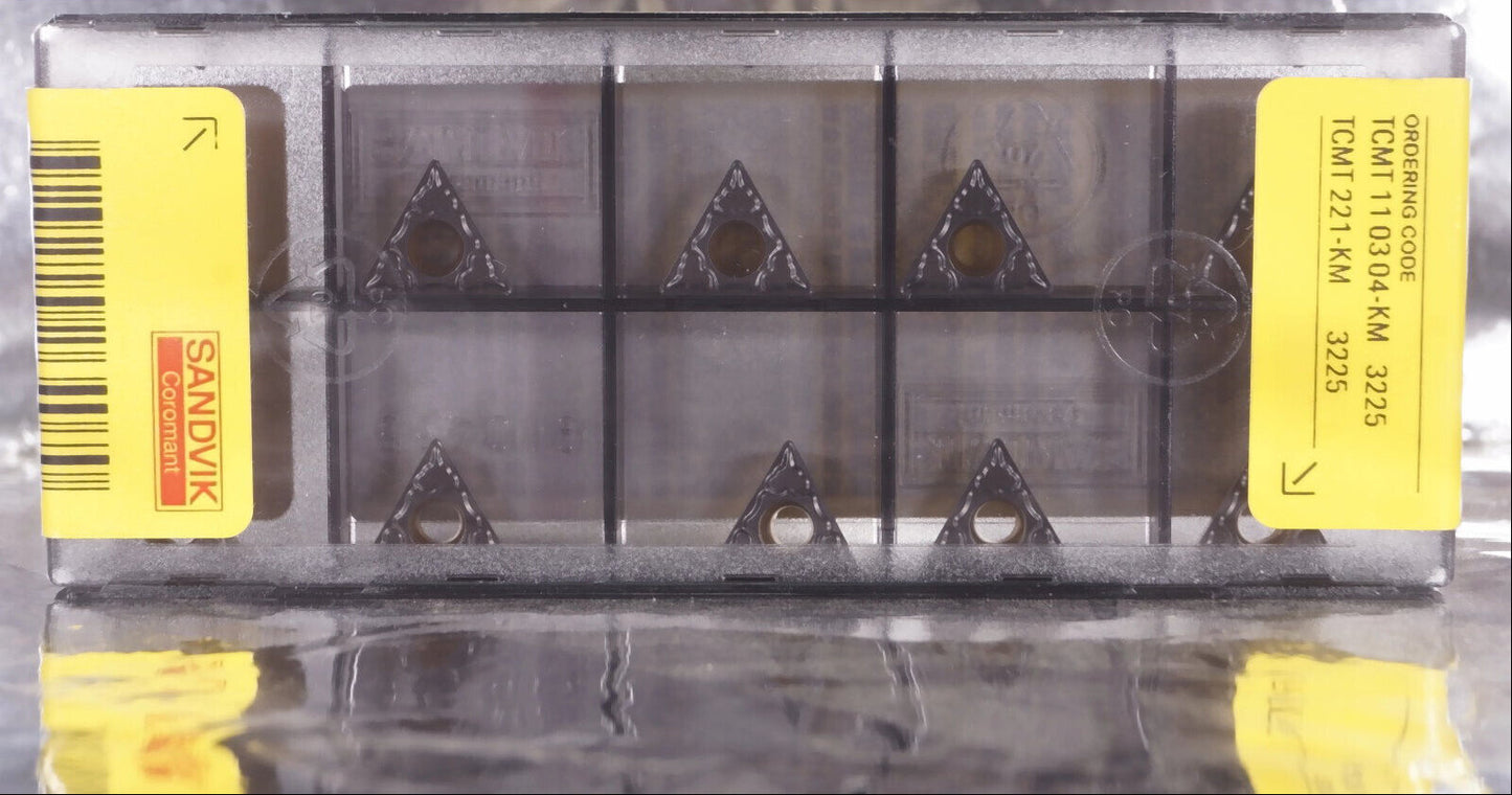 10  Wendeplatten TCMT 11 03 04-KM 3225  SANDVIK Neu, mit ausgewiesener MwSt.