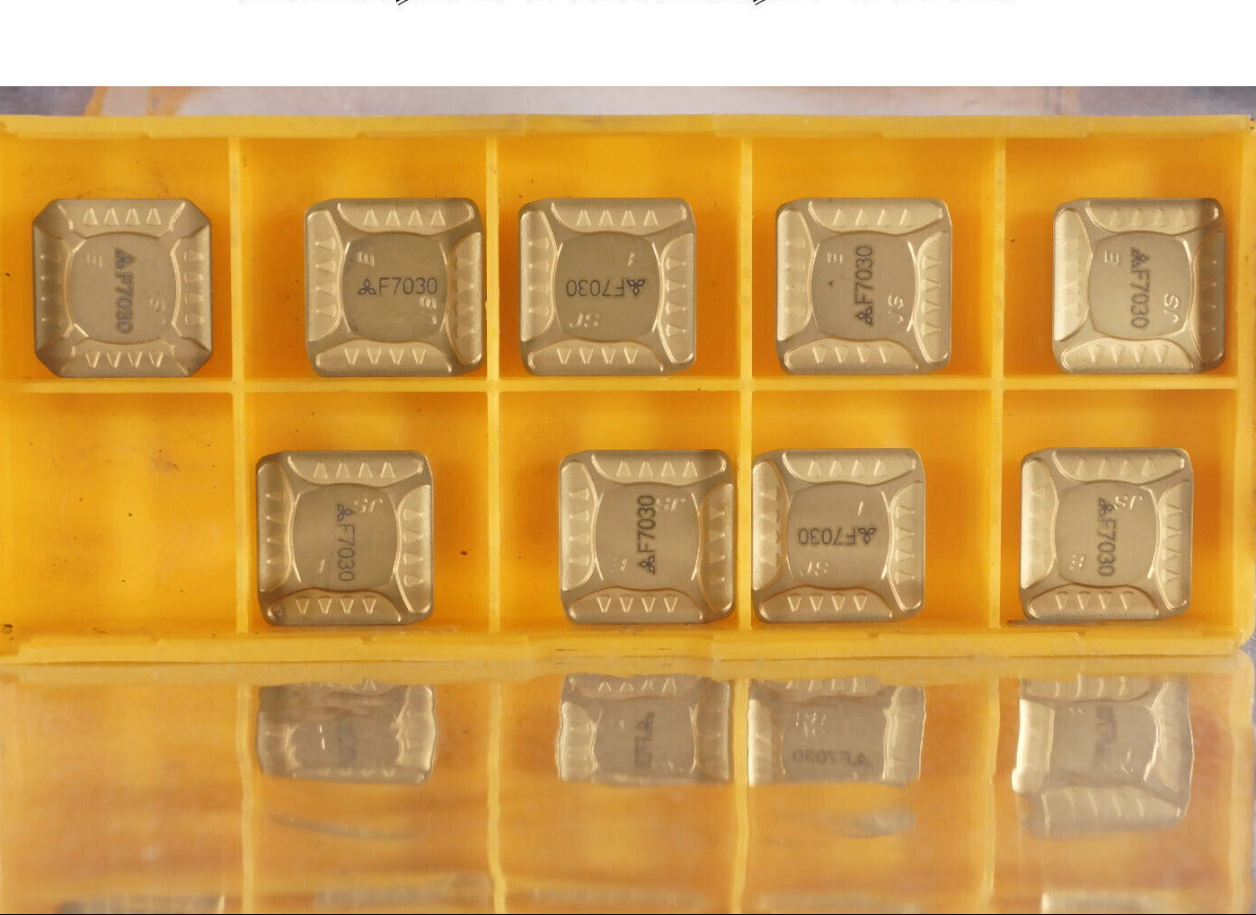 9 Wendeplatten SEER1203EFER-JS F7030 Mitsubishi Neu mit Rechnung