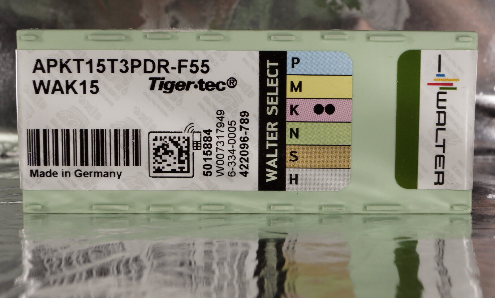 10 Wendeplatten APKT 15T3PDR-F55 WAK15 WALTER, Neu, originalverpackt