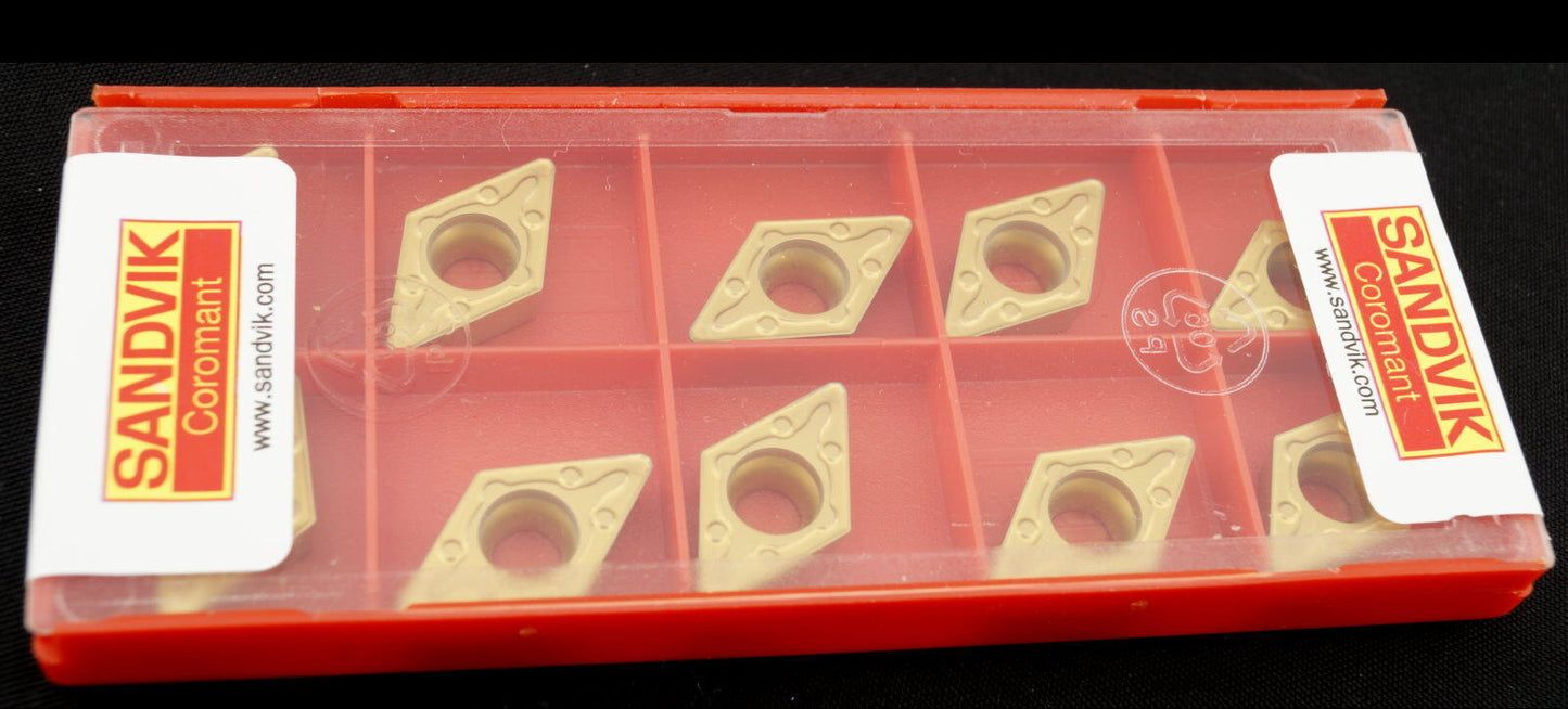 10 Wendeplatten DCMX 11T308-WM 2015  f. d. VA - Bearbeitung  SANDVIK Neu u. OVP