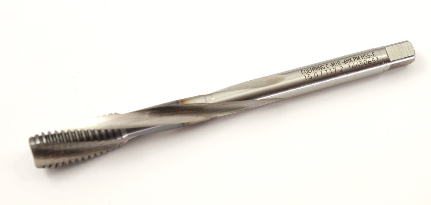 Gühring C-M10 -6HX PM HSS-E Gewindebohrer mit Innenkühlung, Neu, mit Rechnung