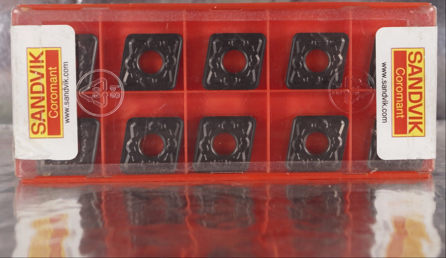 10  Wendeplatten CNMG 12 04 16-KM 3215  SANDVIK Neu, mit ausgewiesener MwSt.