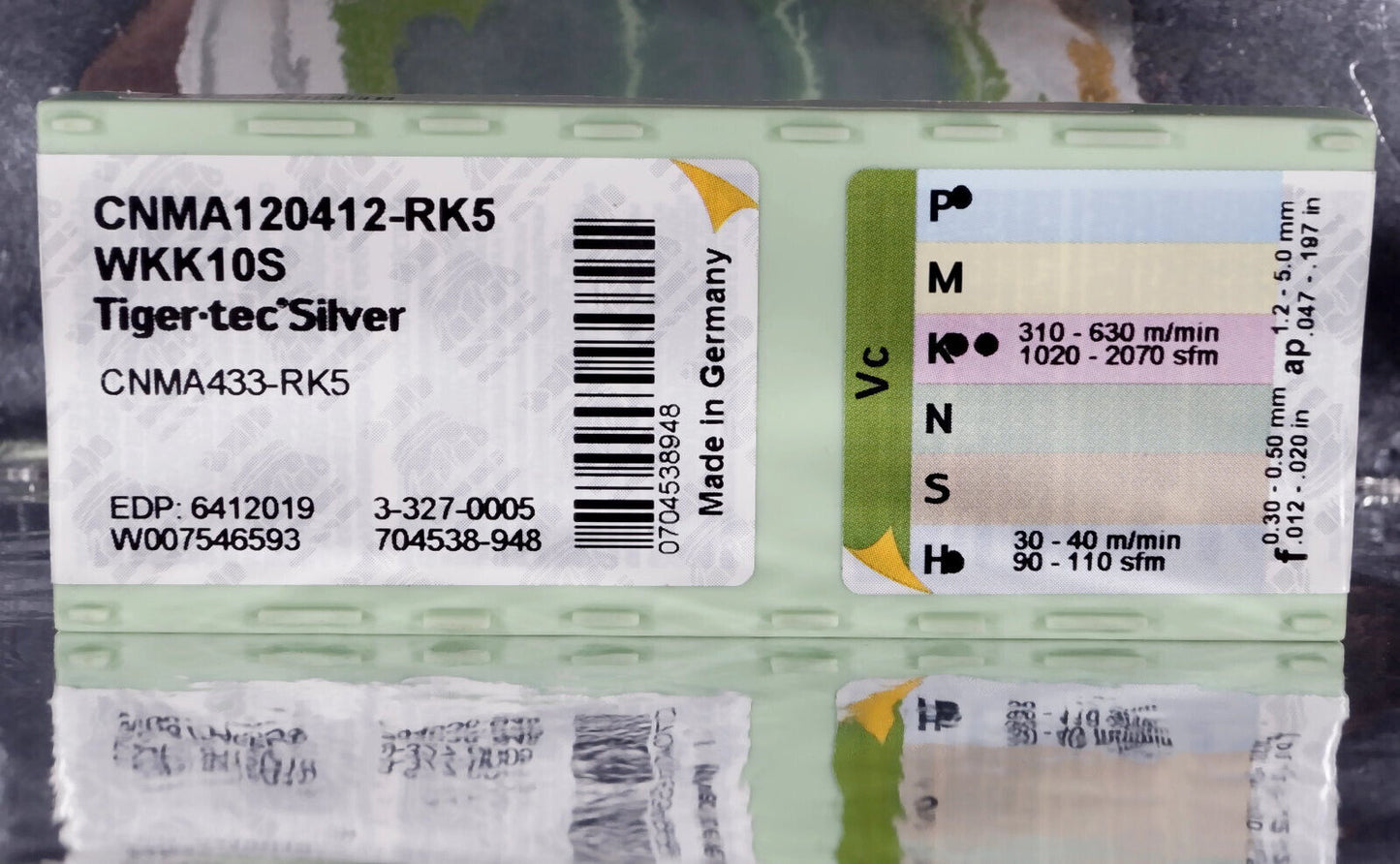 10  Wendeplatten CNMA120412-RK5 WKK10S WALTER Neu, ovp,  mit Rechnung