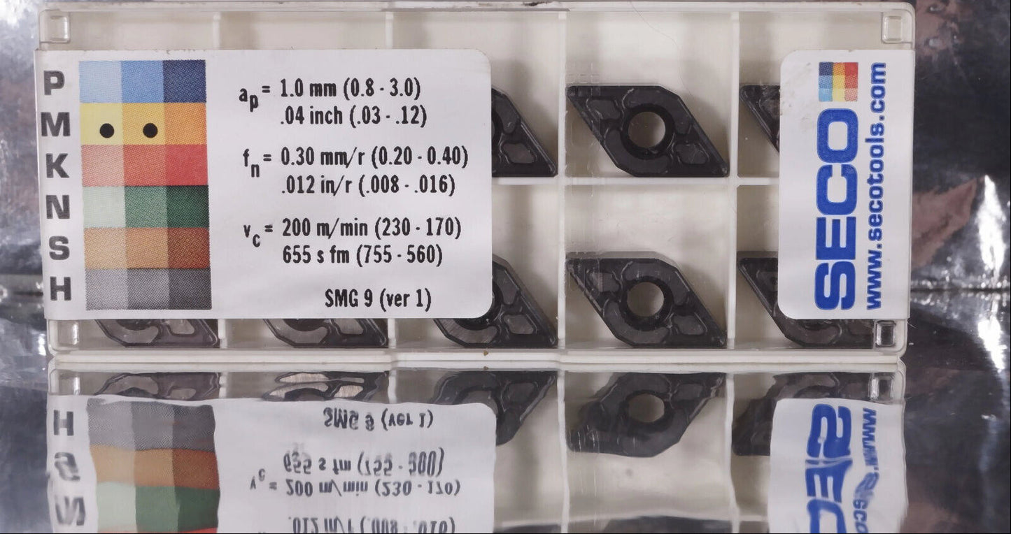 10 Wendeplatten DNMU 110408-MF4 ,TM4000 SECO Neu mit Rechnung