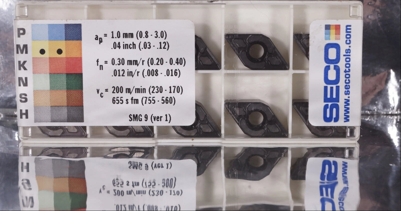 10 Wendeplatten DNMU 110408-MF4 ,TM4000 SECO Neu mit Rechnung