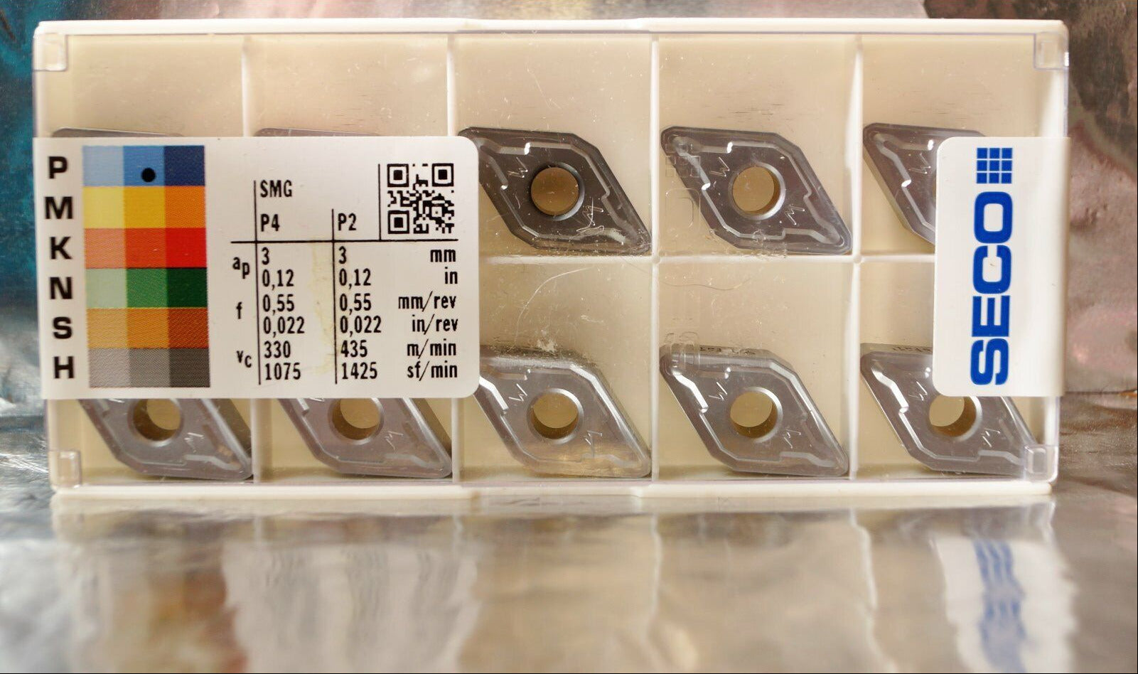 10 Wendeplatten DNMX 150612W-M3 ,TP1501 SECO Stahlbearbeitung, Neu, mit Rechnung