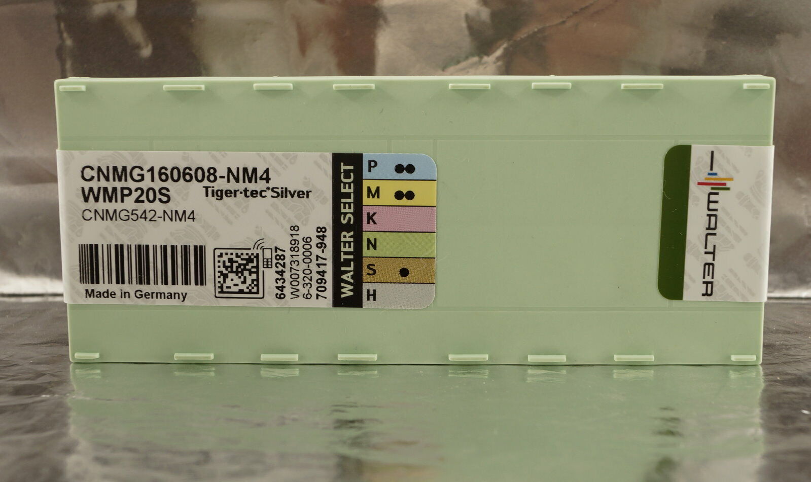 10 Wendeplatten CNMG 160608-NM4 WMP20S WALTER Neu mit Rechnung