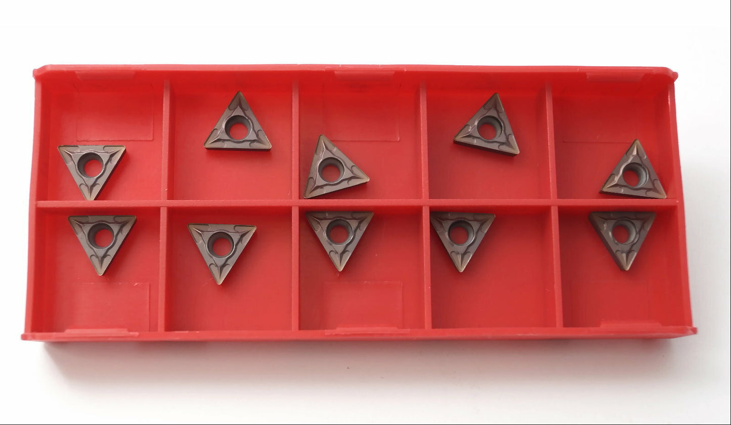 10 Wendeplatten TCMT 110204 UNI f. Stahl, VA und Guss,  Neuware m. Rechnung