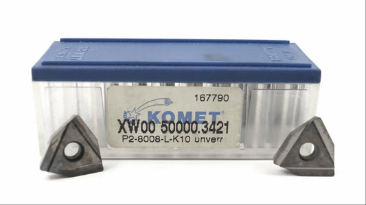 10 Wendeplatten KOMET XW00 50000.3421 K10, WOHX 10... Neu mit ausgewiesener MwSt