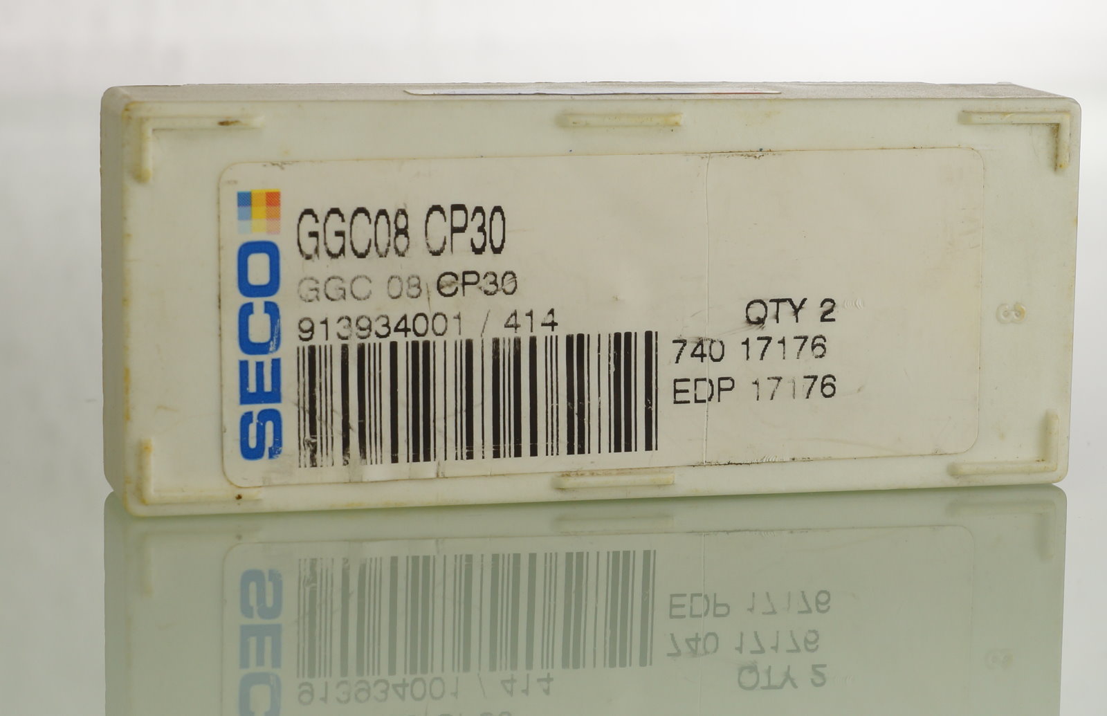 7 Wendeplatten GGC08 CP30 SECO Stechdrehen Neu, mit Rechnung