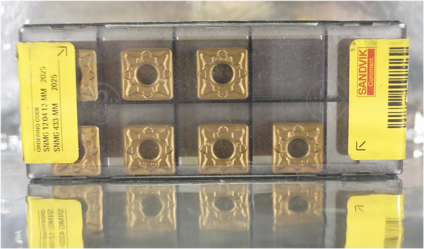 7 Wendeplatten SNMG 12 04 12-MM 2025  SANDVIK Neu, mit Rechnung