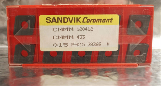 10 Wendeplatten CNMM 120412 P - K15  Sandvik Neu mit Rechnung