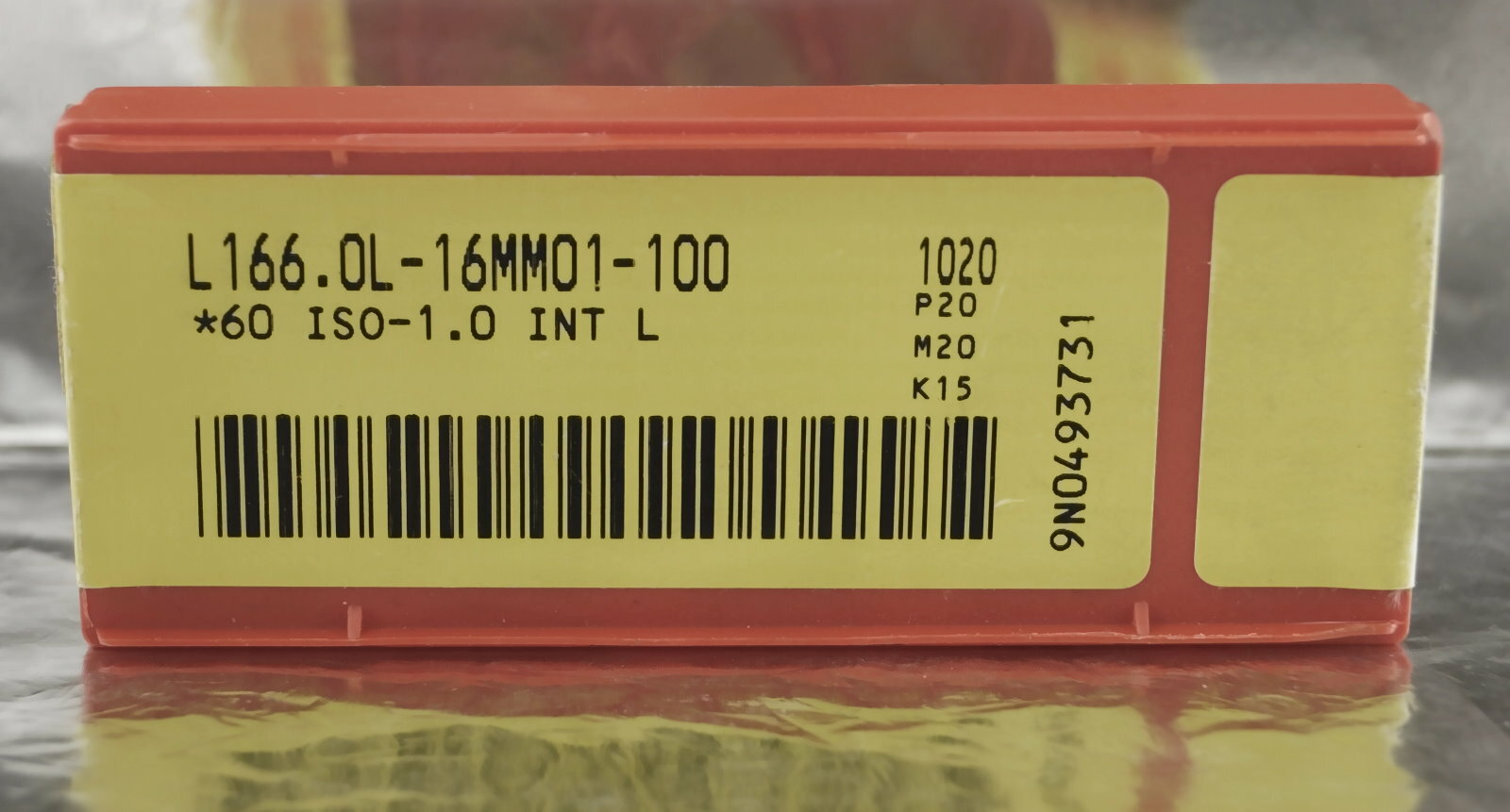 10 Wendeplatten L166.0L-16MM01-100 *60 ISO-1.0 INT L 1020 Sandvik mit Rechnung