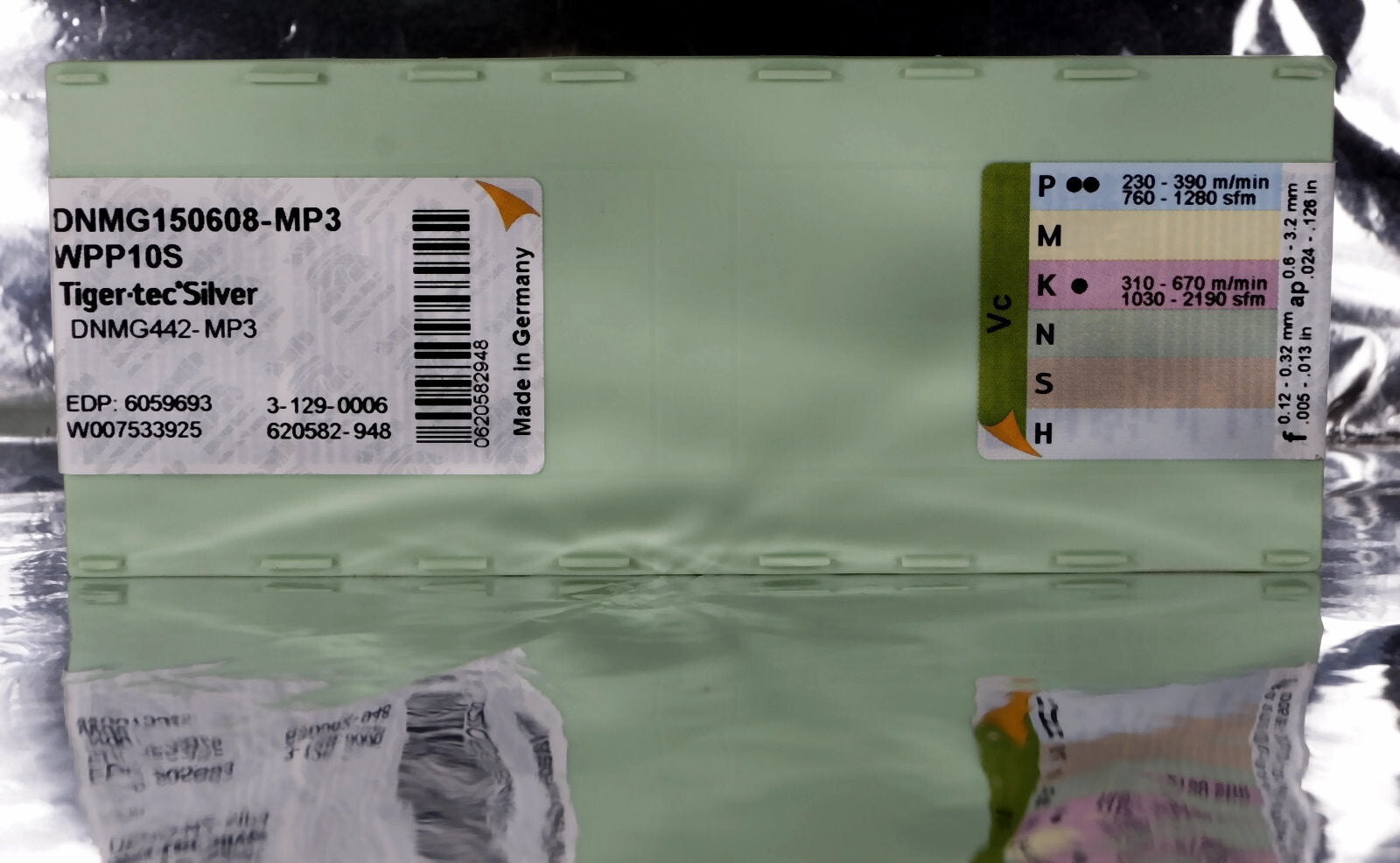 10 Wendeplatten DNMG 150608-MP3 WPP10S WALTER Neu, mit Rechnung