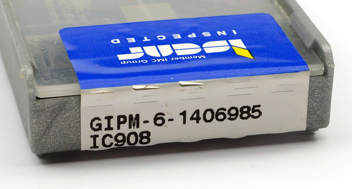10 Wendeplatten GIPM-6-1406985 IC908 ISCAR Stechdrehen Neu, originalverpackt