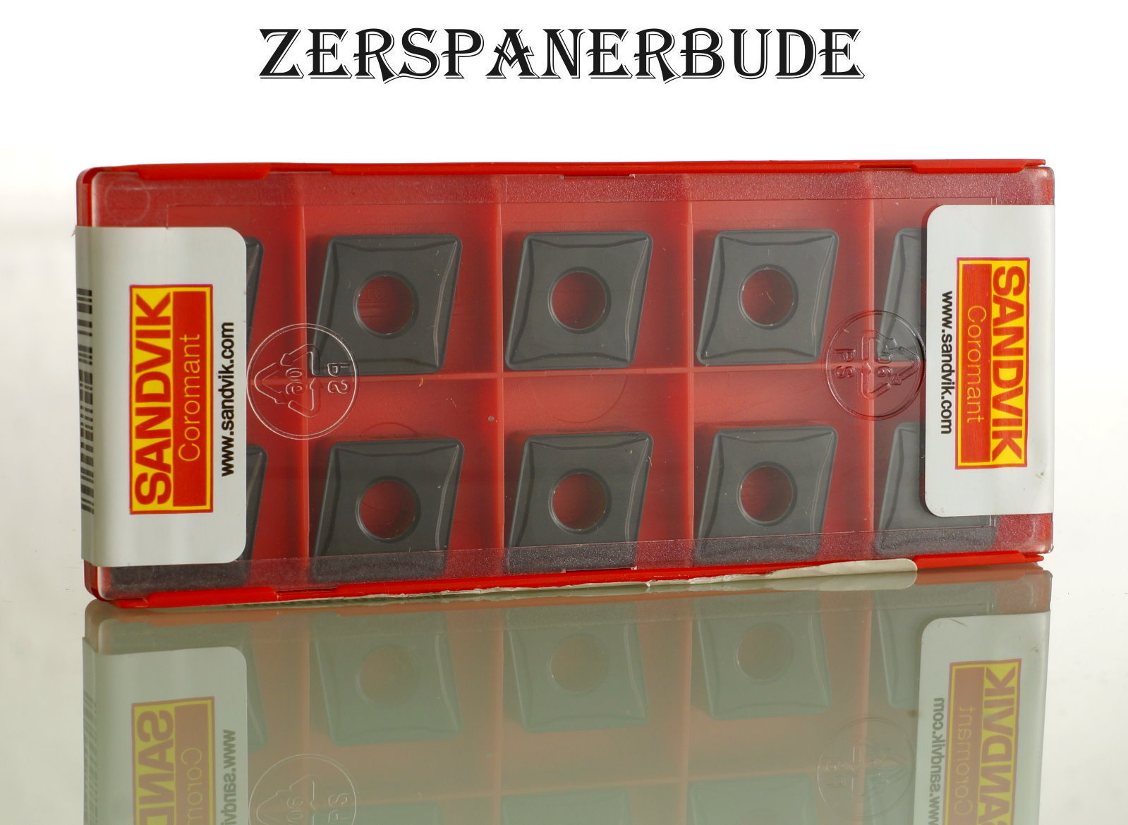 10 Wendeplatten CNMG 120412-QF 4215 von Sandvik Neu und OVP mit Rechnung
