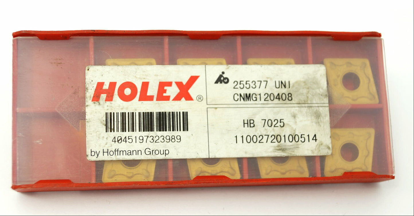 HOLEX Wendeplatten CNMG 120408 HB 7025 – 8 Stück zum Drehen