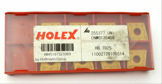 HOLEX Wendeplatten CNMG 120408 HB 7025 – 8 Stück zum Drehen